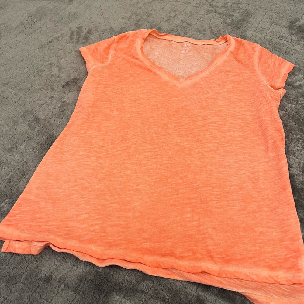 a.n.a Orange Cap Sleeve Relaxed T-Shirt